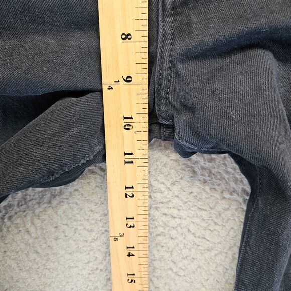 Levis Jeans Womens Size 24 Black Denim Wedgie Straight Button Fly‎ Mid Rise - Picture 4 of 13